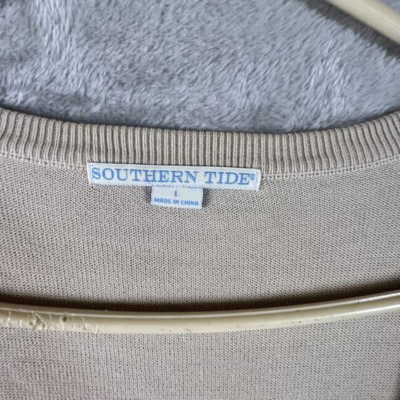 Southern Tide Button Up Cardigan Mens SZ L Grandpa Preppy - Picture 5 of 12